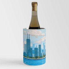 City on the Lake Wine Chiller