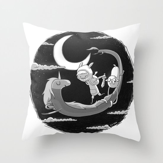 Adventure Time Throw Pillow