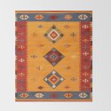 N183 - Heritage Oriental Bohemian Traditional Moroccan Style Throw Blanket