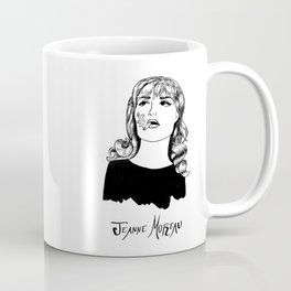 Jeanne Moreau Portrait Coffee Mug