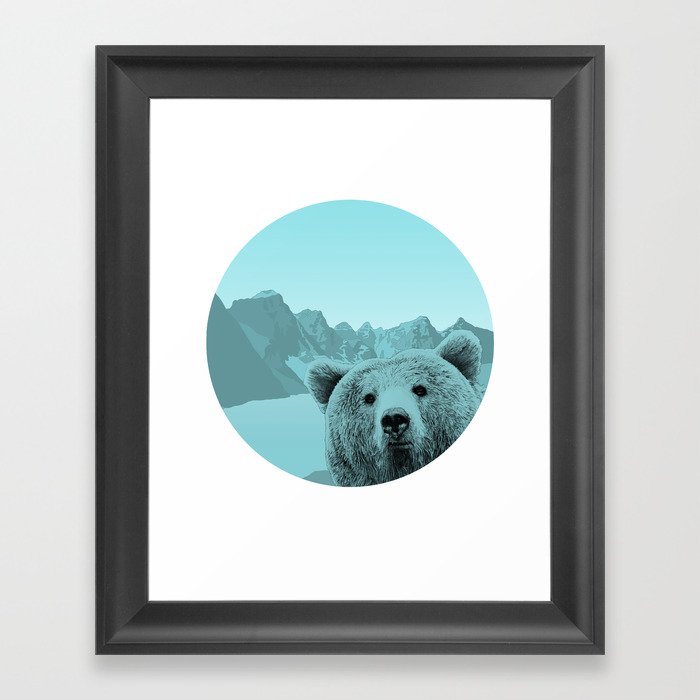 Bear With Me Framed Art Print