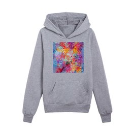 Abstract Colorful Expressionism Art Sea of Emotions Kids Pullover Hoodie
