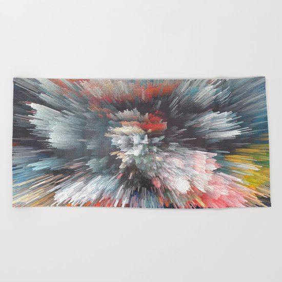 Abstract night Beach Towel