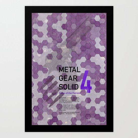 Metal Gear Solid 4: Guns of the Patriots Art Print