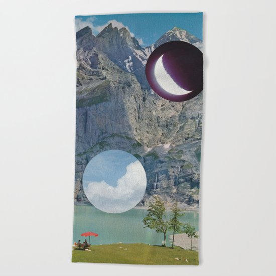 Day and Night Beach Towel