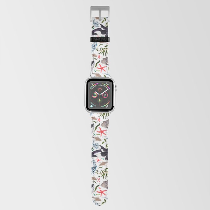 Orcas and Seals Apple Watch Band