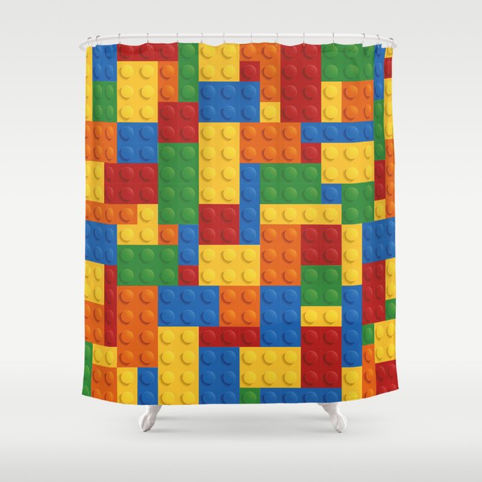 Lego Bricks Shower Curtain By Earthislife Society6