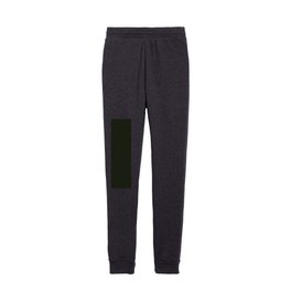 Canvas Dark Olive - Solid Herb Green - Army Color Kids Joggers