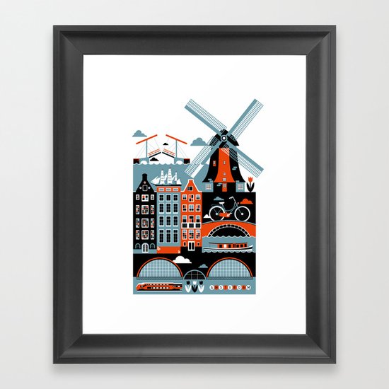 Amsterdam Framed Art Print