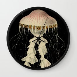 Vintage Illustration of a Jellyfish (1853) Wall Clock | Oldjellyfishart, Marinebiology, Oceanwildlife, Jellyfishartwork, Jellyfishart, Jellyfishes, Atlanticjellyfish, Jellyfish, Drawing, Jellyfishlover 