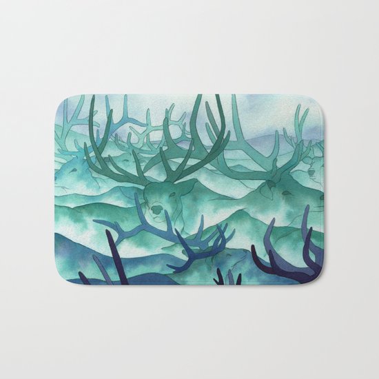 Herding Mountains Bath Mat