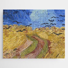 Wheatfield with Crows Jigsaw Puzzle