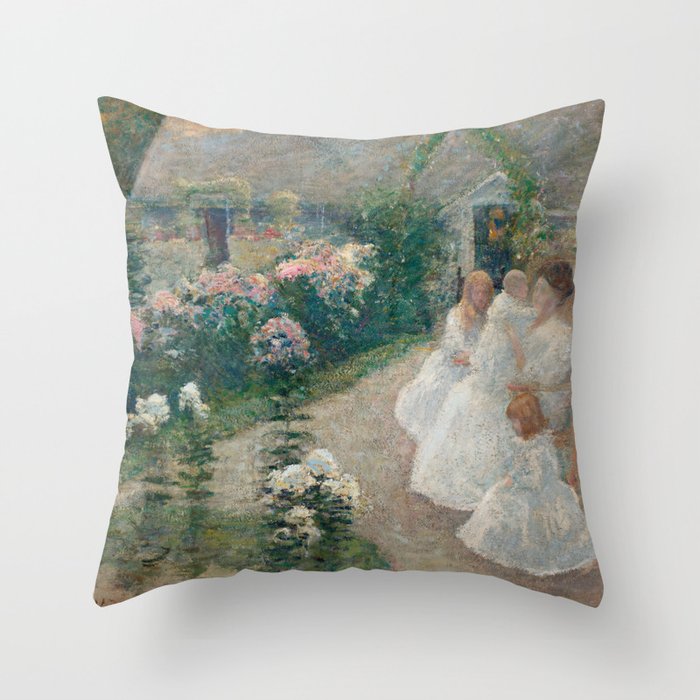 On the Terrace Throw Pillow