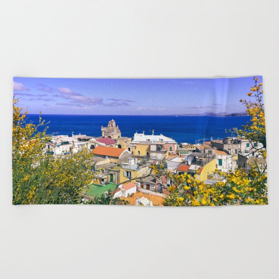 The Magic Of The Mediterranean Sea Beach Towel