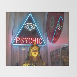 Tarot Throw Blankets Society6 Psychic Throw Blanket