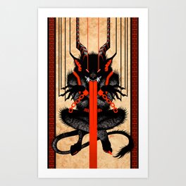 Krampus Art Print