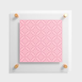 Pink Repeat Pattern Floating Acrylic Print
