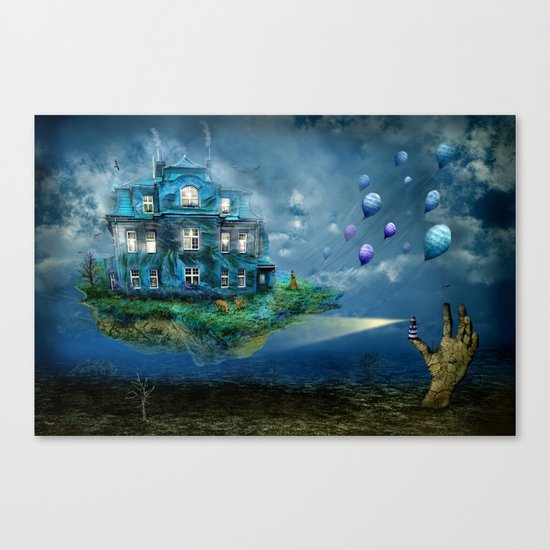 A journey with the wind Canvas Print