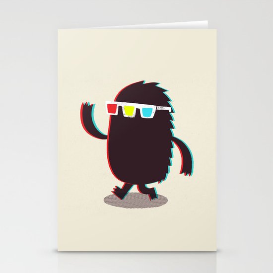 MONSTER 3d Stationery Cards