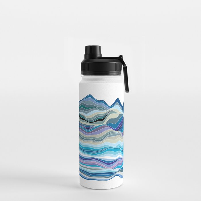 Blue Wave Water Bottle