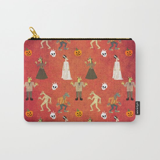 Unicorn Halloween Pattern Carry-All Pouch