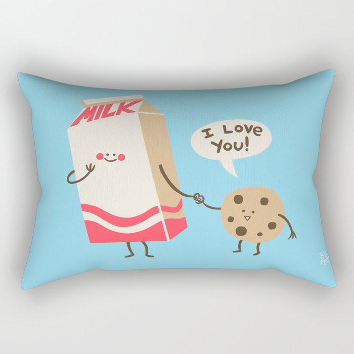 Cookie Loves Milk Rectangular Pillow