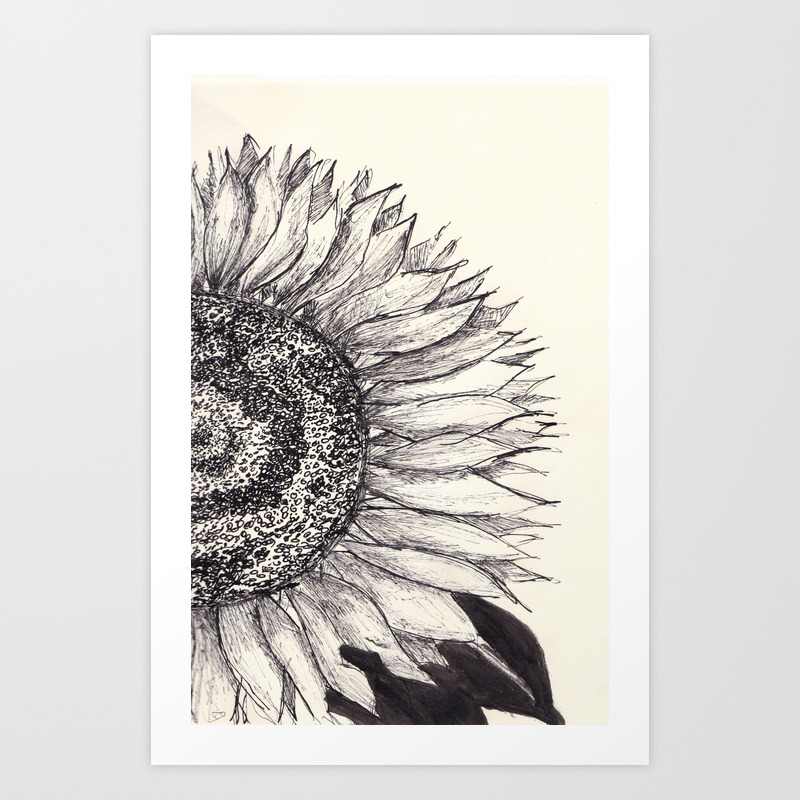 Sunflower Wall Poster 