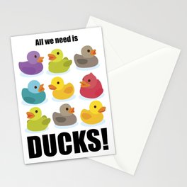 Ducks! Stationery Card