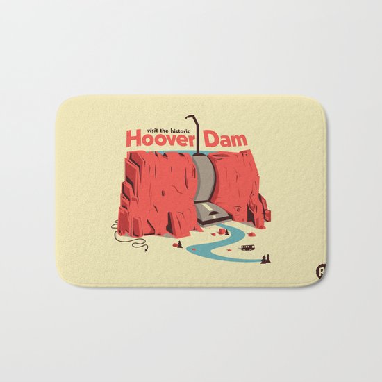 The Hoover Dam Bath Mat