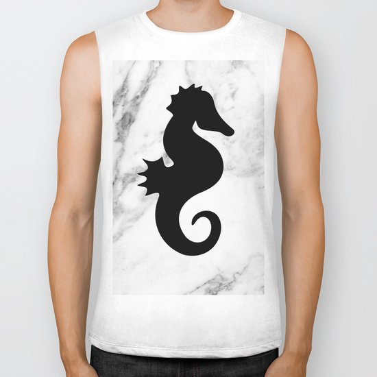 Marble seahorse Biker Tank