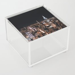 New York City Skyline at Night | Panoramic Photography Acrylic Box