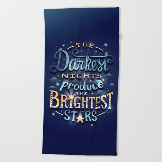 Brightest Stars Beach Towel