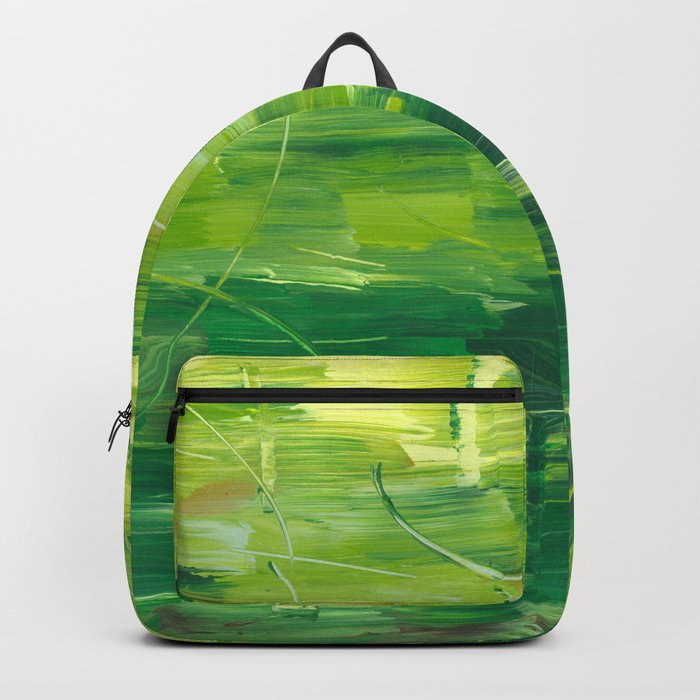 Green World by Australian Artist Vidy Potdar Backpack