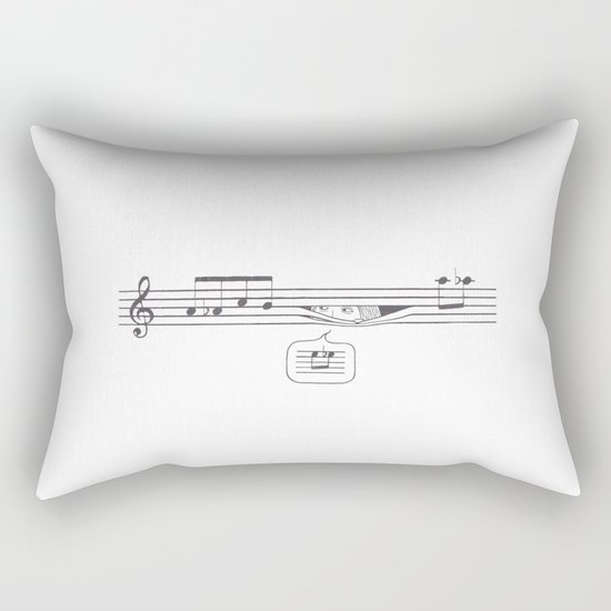 Who's Watching? Rectangular Pillow