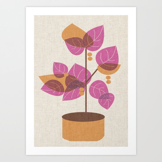 Purple Tree Art Print