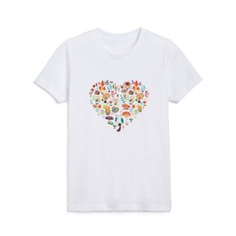 Mushroom heart Kids T Shirt