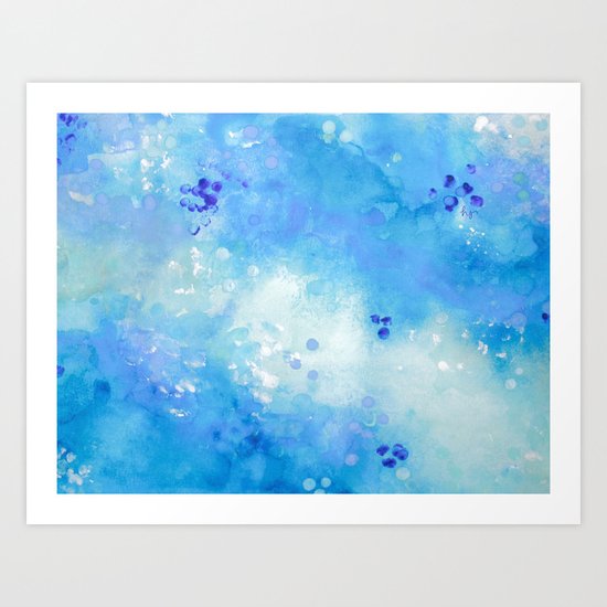 Serenity Blue Art Print