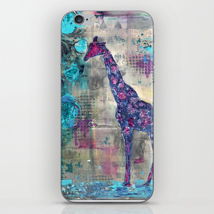 Majestic Series: Giraffe having a berry iPhone Skin