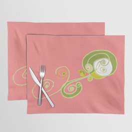 Swirly Flower One Placemat