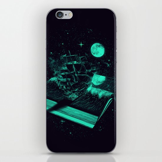 Crossing the Rough Sea of Knowledge iPhone & iPod Skin
