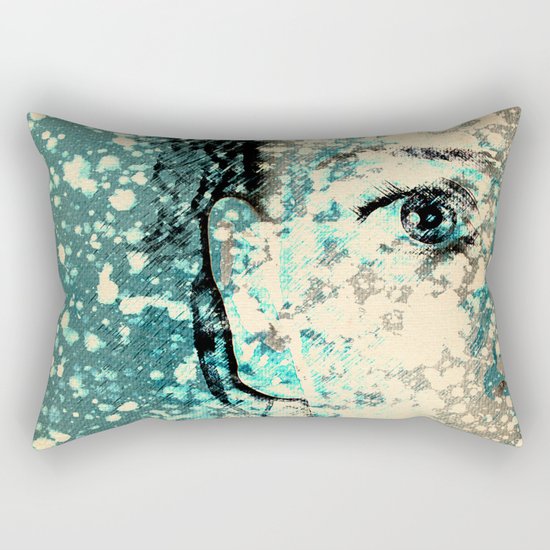 Snow People Rectangular Pillow