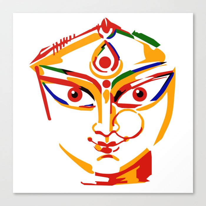 Durga Hindu goddess Canvas Print