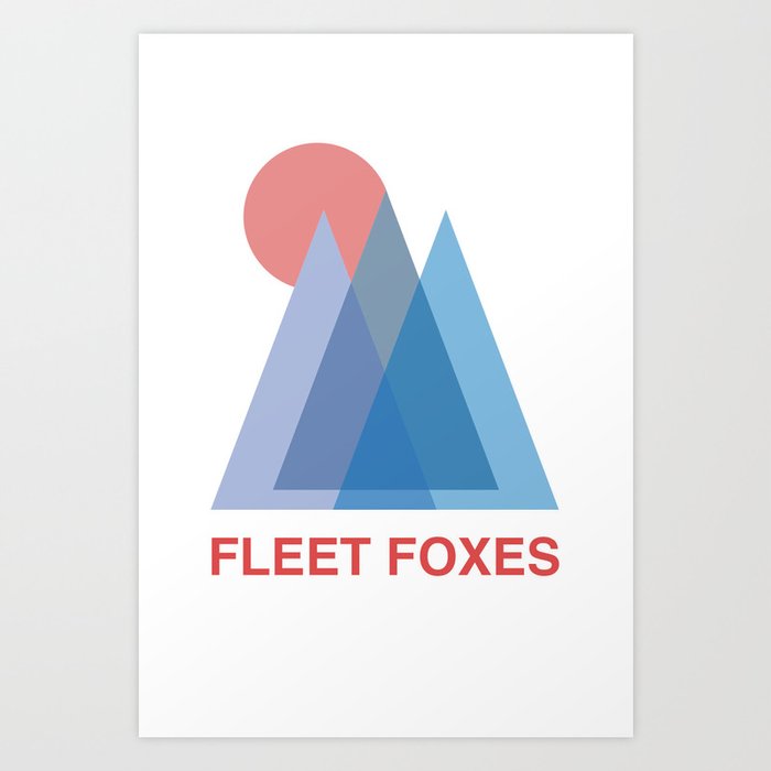 Fleet Foxes Poster Art Print