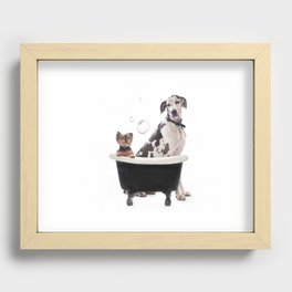 Bath Time  Recessed Framed Print