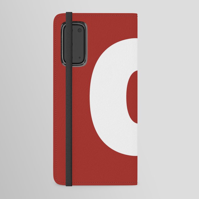 Q (White & Maroon Letter) Android Wallet Case