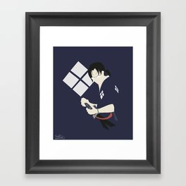 Samurai Champloo - Jin Silhouette Framed Art Print