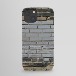 Rustic Patched Brick Wall iPhone Case