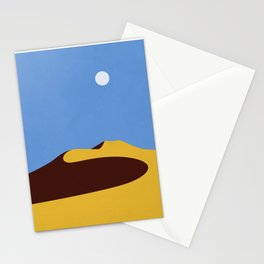 Desert at Night Stationery Card