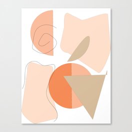 Abstract Color Block Canvas Print