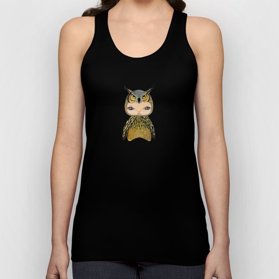 A Boy - Owl Unisex Tank Top